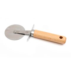 Pizza Cutter with Wooden Handle