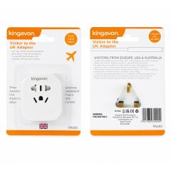 Europe to UK/Ireland Mains Travel Adaptor