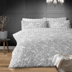 Larchwood Reversible Duvet Cover Set Grey at Guineys Ireland
