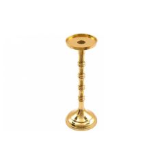 Large Metal Pillar Candlestick Brass 29cm at Guineys Ireland