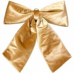 Large Gold Velvet Christmas Bow