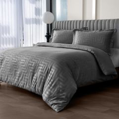 Larson Duvet Cover Set Charcoal at Guineys Ireland