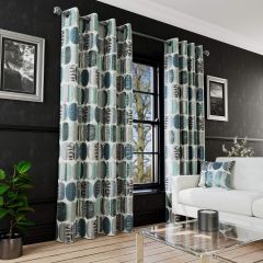 Latitude Interlined Curtains Marine at Guineys Ireland