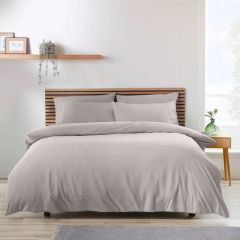 Plain Linen Duvet Cover Set Soft Touch