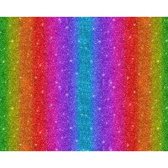 Little Johnny 100% Cotton Fabric Glitter Rainbow 59" at Guineys Ireland
