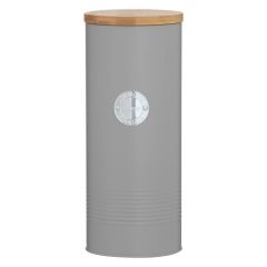 showing the Living Grey Pasta Jar
