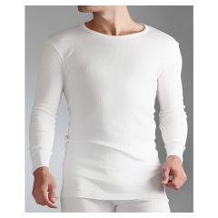 White Long Sleeve Thermal T-Shirt