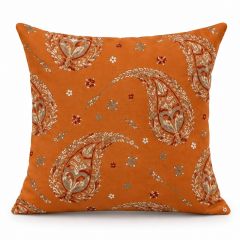 Lucerne Jacquard Rust Cushion Cover 45x45cm