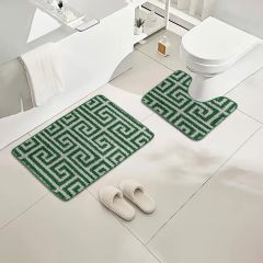 Green Bath Mat Set