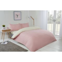 Soft Touch Lyra Reversible Duvet Cover Set Blush