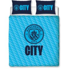 Manchester City FC Double Bed Duvet Cover Set  at Guineys Ireland