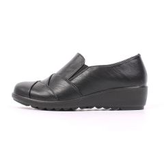 Mandy Women's Comfort Walk Slip On Shoes Black