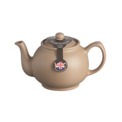 Matt Taupe 6 cup Teapot by Price & Kensington