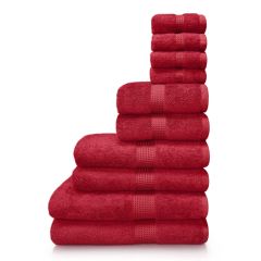 Mayfair 100% Egyptian Cotton Towel Red