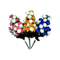 Artificial Flower Carnation & Rose Bouquet