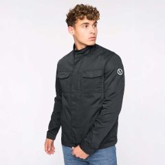 showing the front of the Bainbridge Utility Jacket Black By Bewley & Ritch