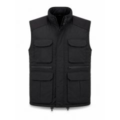 Mens Black Padded Utility Gilet Ireland
