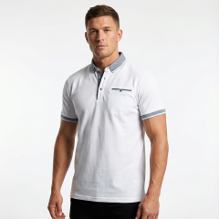 Men’s Polo Shirt Bright White