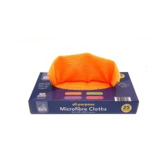 Micro Brite 2 pack zig zag microfibre tea towels in assorted colours for drying dishes and household cleaning
