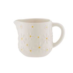 showing a side view of the Daisy Milk Jug 