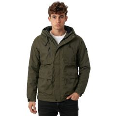 Oliver men’s water-resistant utility parka with cargo pockets and adjustable hood