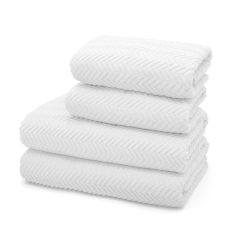 Moda 100% Cotton Towel White at Guineys Ireland
