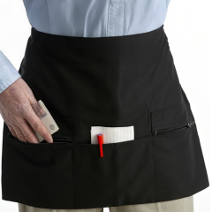 showing the Single Pocket Tablet & Money Pouch Apron