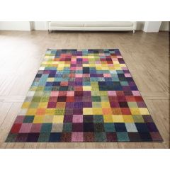 Morocco Square Rug Multi