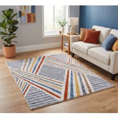Broadway Striped Pattern Rug at Guineys Ireland
