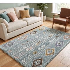 Alaska Rug Blue at Guineys Ireland