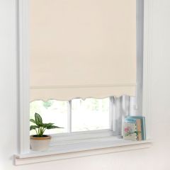 Scalloped Roller Blind Cream