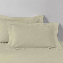 Elegance Oxford Pillowcase Pair Natural