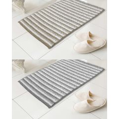 Jumbo storage chest grey knit foldable cube for home organisation