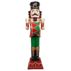 Light Up Moving Nutcracker Christmas Decoration 122cm