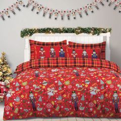 Nutcracker Christmas Duvet Cover Set 