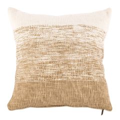 Tiseco Ombre Sand Neutral Cotton Cushion 45x45cm