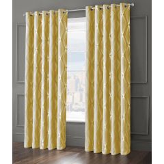 Blackout Curtains Onyx Ochre by Velosso