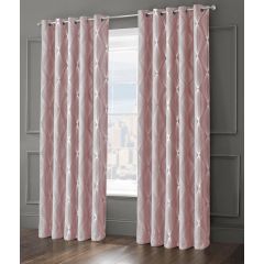 Blackout Curtains Onyx Blush Pink by Velosso