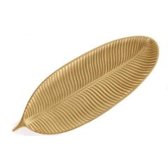 Gold Leaf Wooden Tray