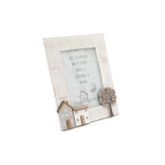 Wooden House Photo Frame - 6x4