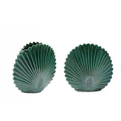 Sepia Palm Leaf Vase - Online Offer Only