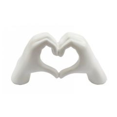 Heart Hands White 24x16cm at Guineys Ireland