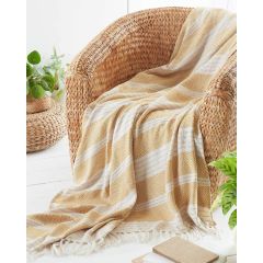 PET Recycled Throw Ochre 200x240cm by Country Club