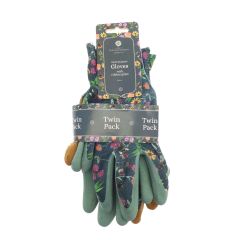 Showing the Meadow Bee Gardening Gloves 2 Pack
