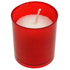 Red Votive Candle 4 pcs 