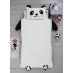 Single Duvet Set Panda Novelty Shape 