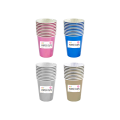 8 Pack Metallic Paper Cups