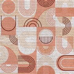 Aqua Mat Abstract Peach 4076-2 - Price by the Metre