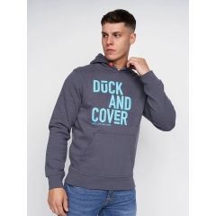 Pecklar Men's Hoodie Navy by Duck & Cover - Online Offer Only