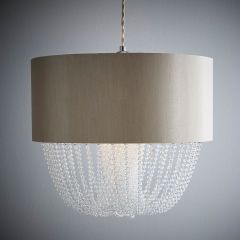 Showing the Charlotte Grey Light Pendant Shade
